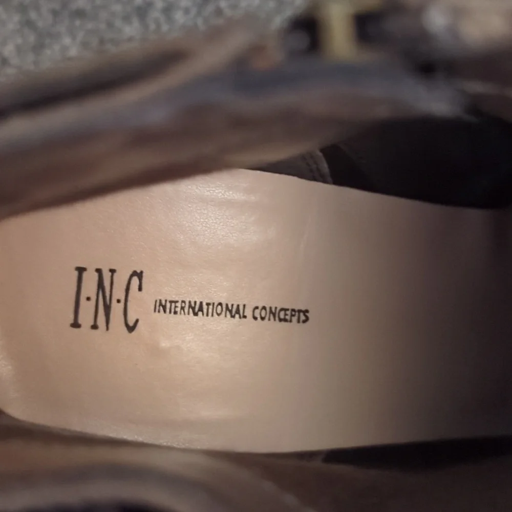 INC ankle booties